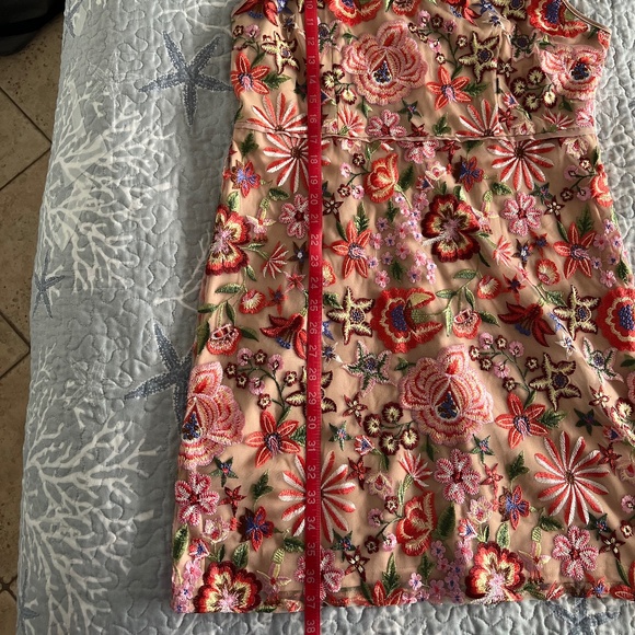 Sam Edelman Women's Sleeveless Printed Embellished Sheath Dress Size 16 NWT - Picture 7 of 15